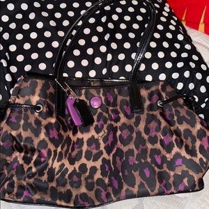 Cheetah print coach purse 👜